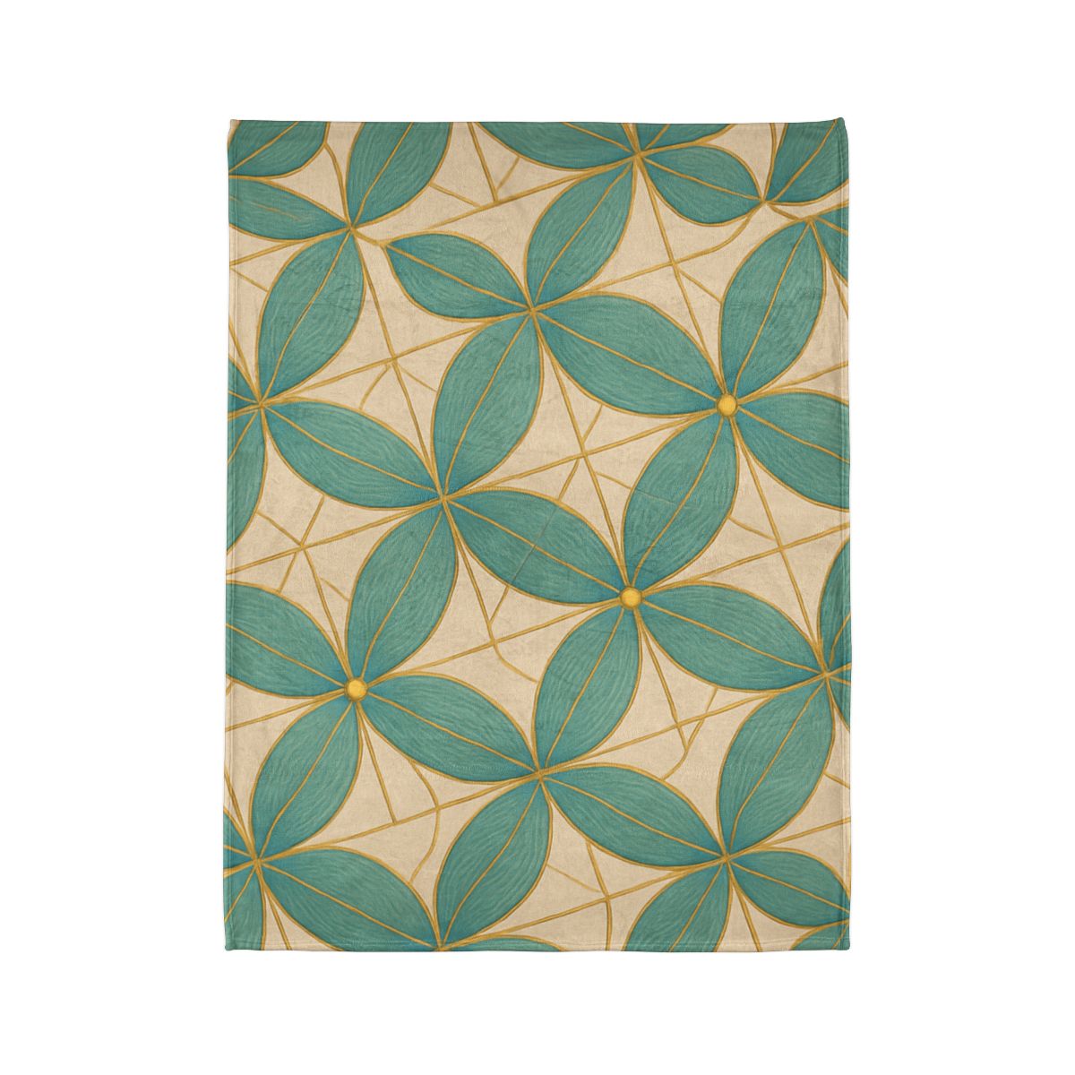 Petal Circuit Lattice personalized cozy blankets