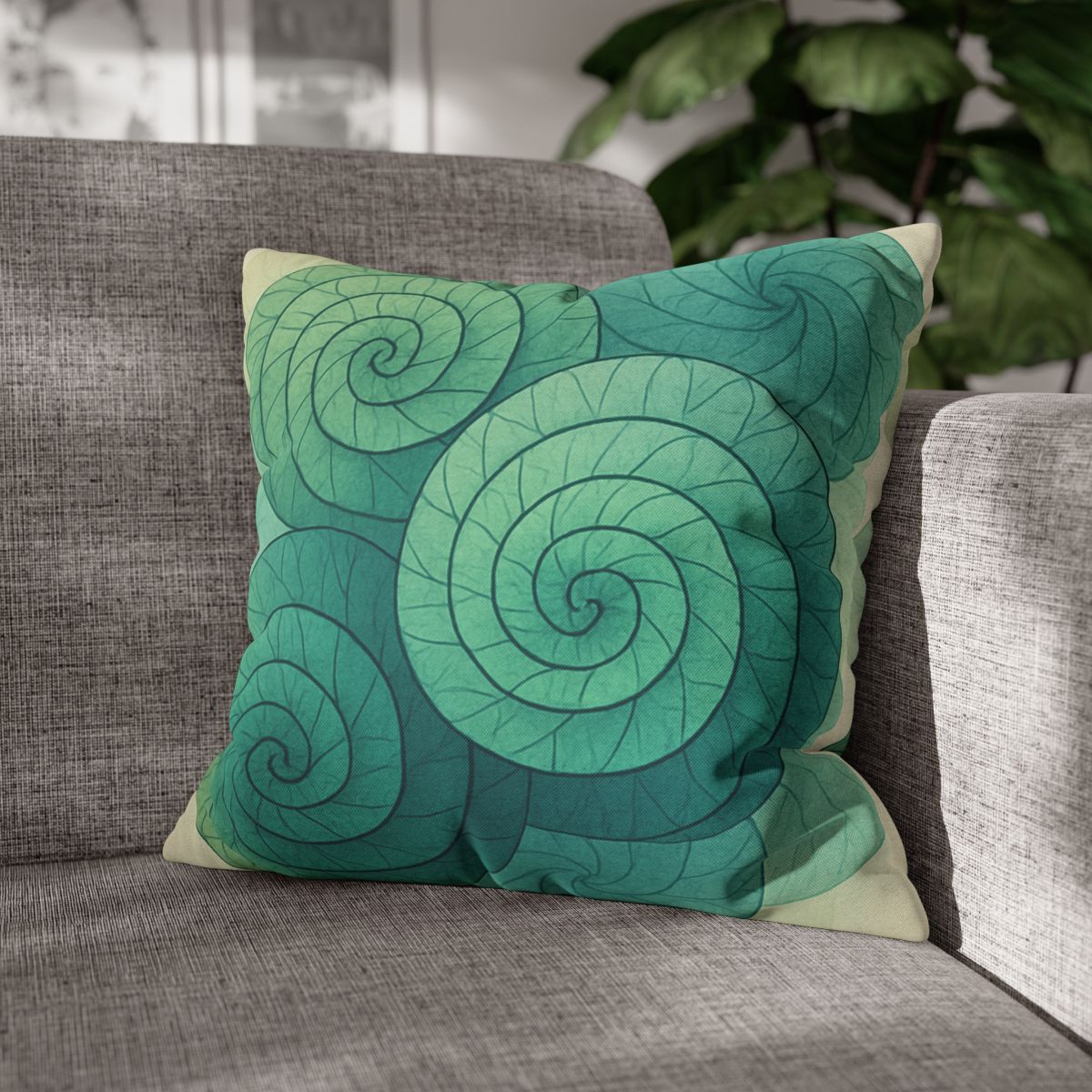 Vein Spiral Canopy personalized pillow covers