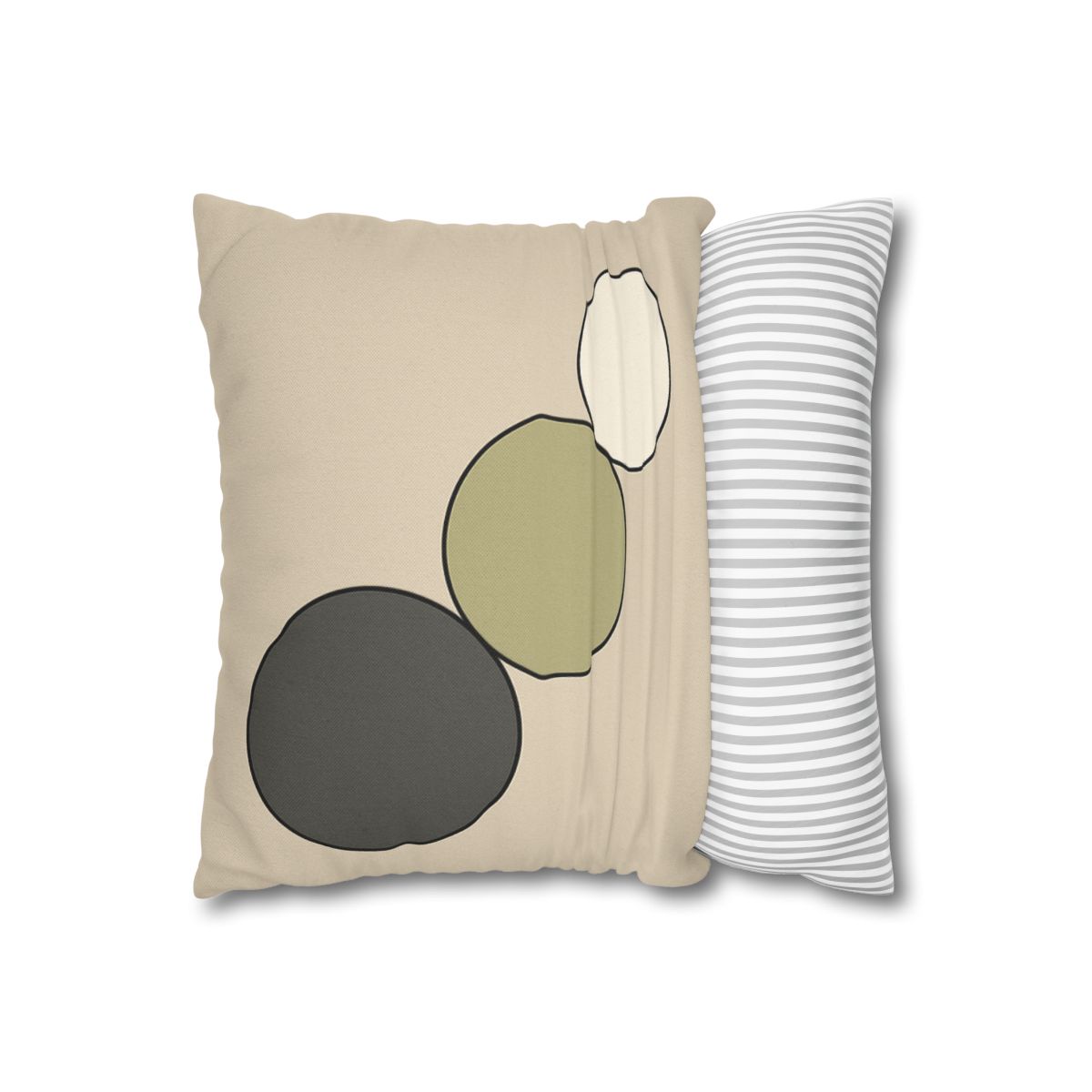 Staggered Trio Of Circles Harmony unique gift pillow cases