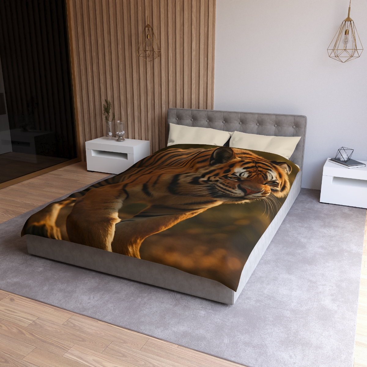 Forest Stalker Bengal Tiger duvets for gifts
