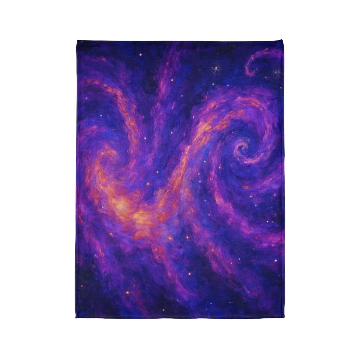 Spectral Nebula Cascade stylish throw blankets