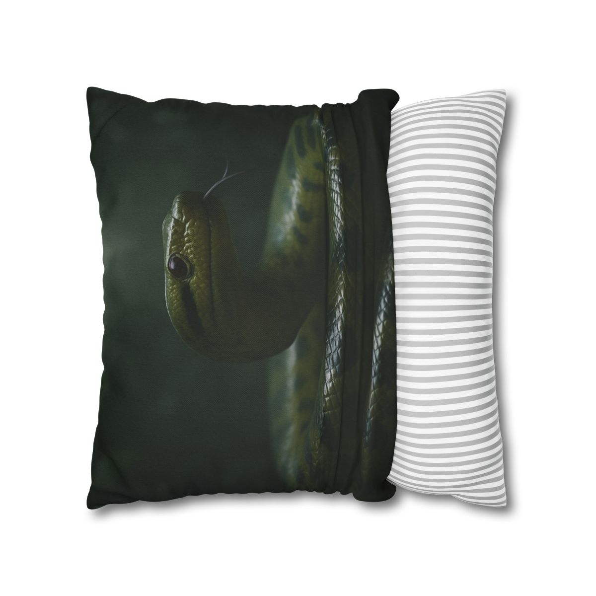 Starlit Coil Green Anaconda comfortable bedding pillow covers