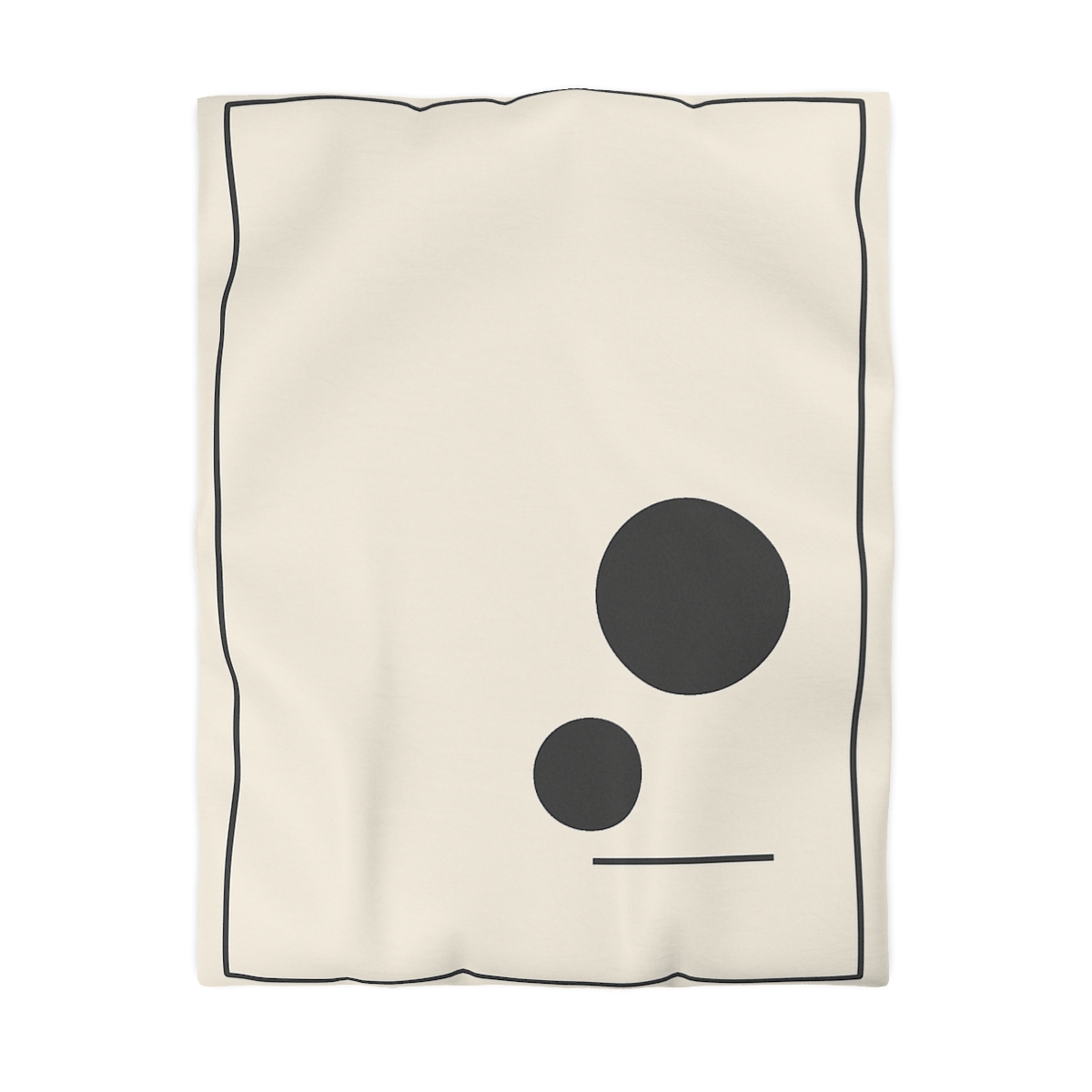 Offset Frame With Twin Disks soft comforter duvets