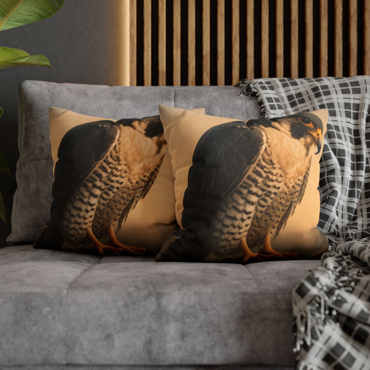 Solar Crest Peregrine Falcon trendy patterned pillow cases