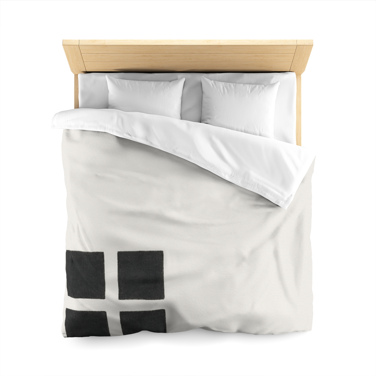 Corner Grid And Wandering Planet designer printed duvets