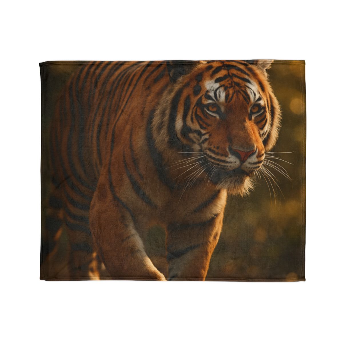 Forest Stalker Bengal Tiger designer printed blankets