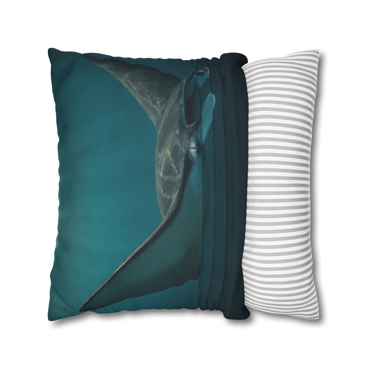 Starlit Drift Manta Ray designer print pillow cases