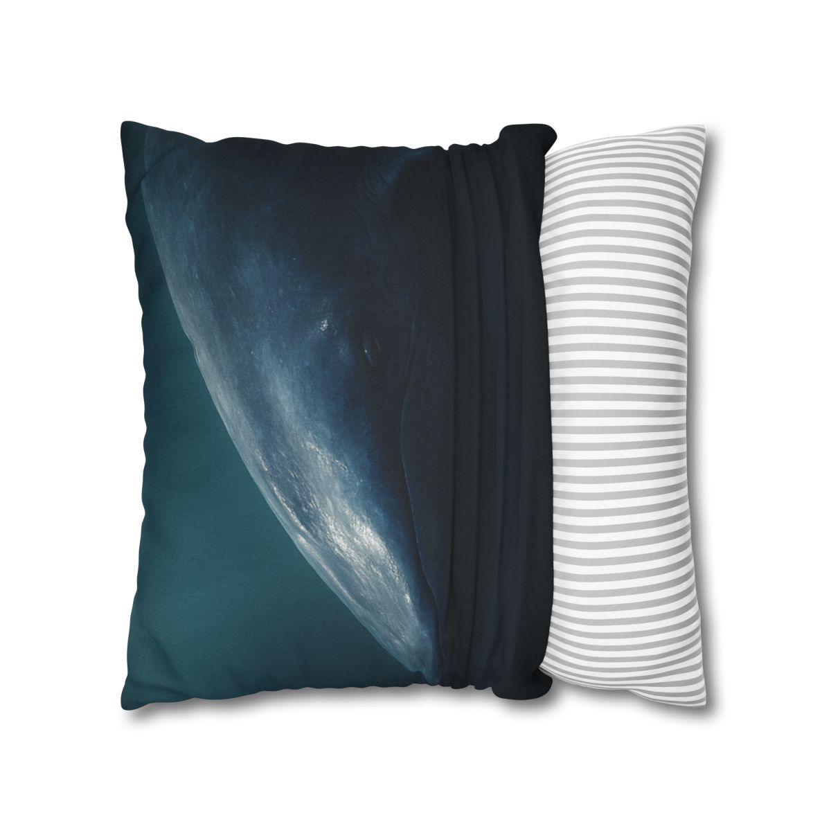 Ocean Song Blue Whale personalized pillow covers