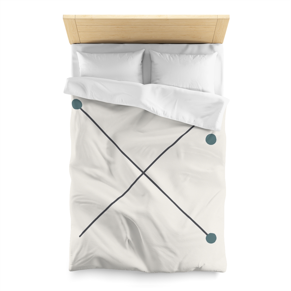 Crossed Vector Starfield soft comforter duvets