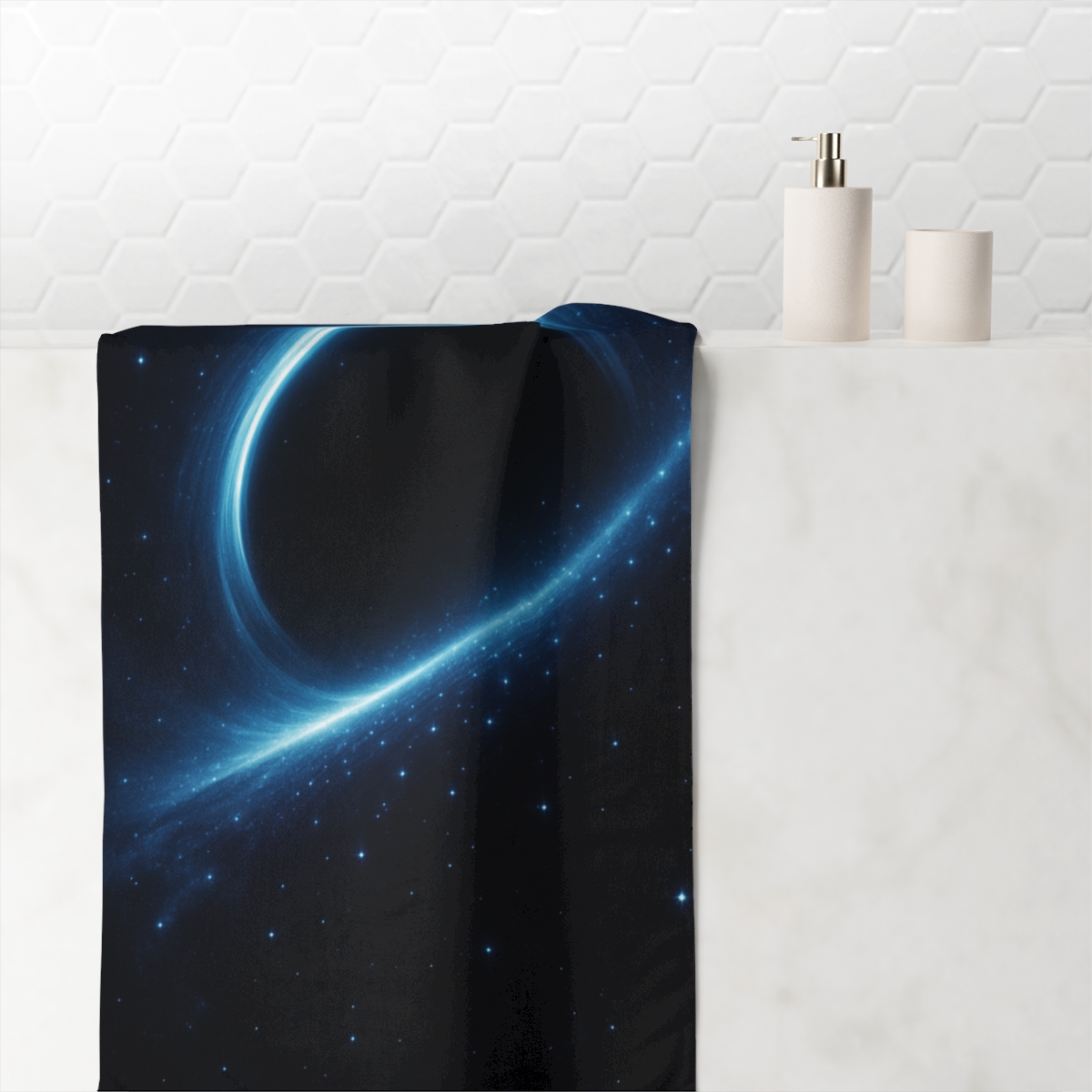 Gravitational Lens Mirage designer printed towels