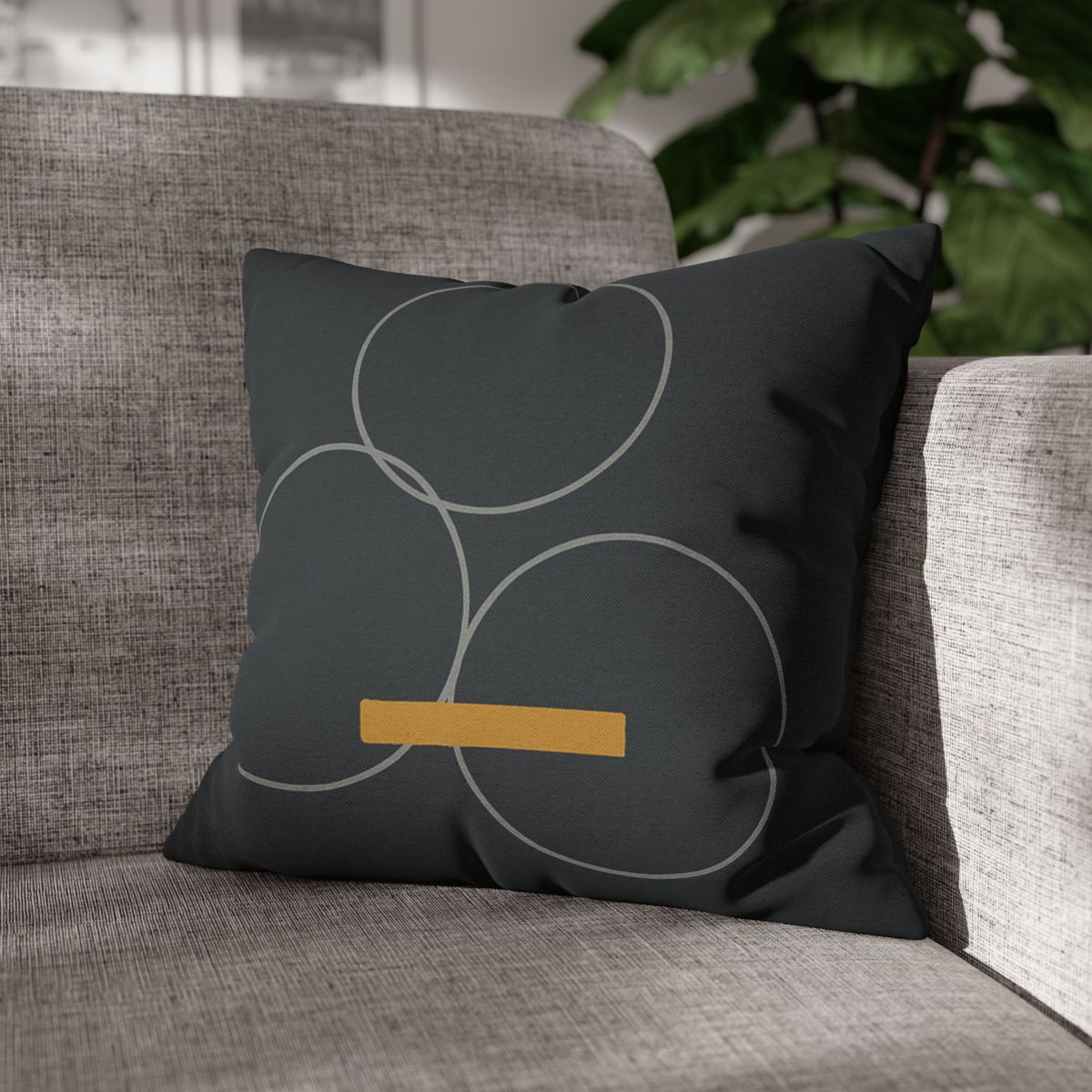 Three Rings With Shared Tangent Bar custom pillow cases