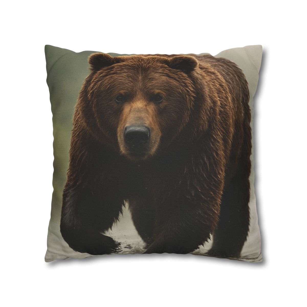 River King Grizzly Bear soft cotton pillow cases