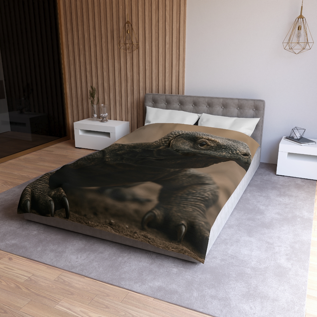 Ancient Sentinel Komodo Dragon custom duvets