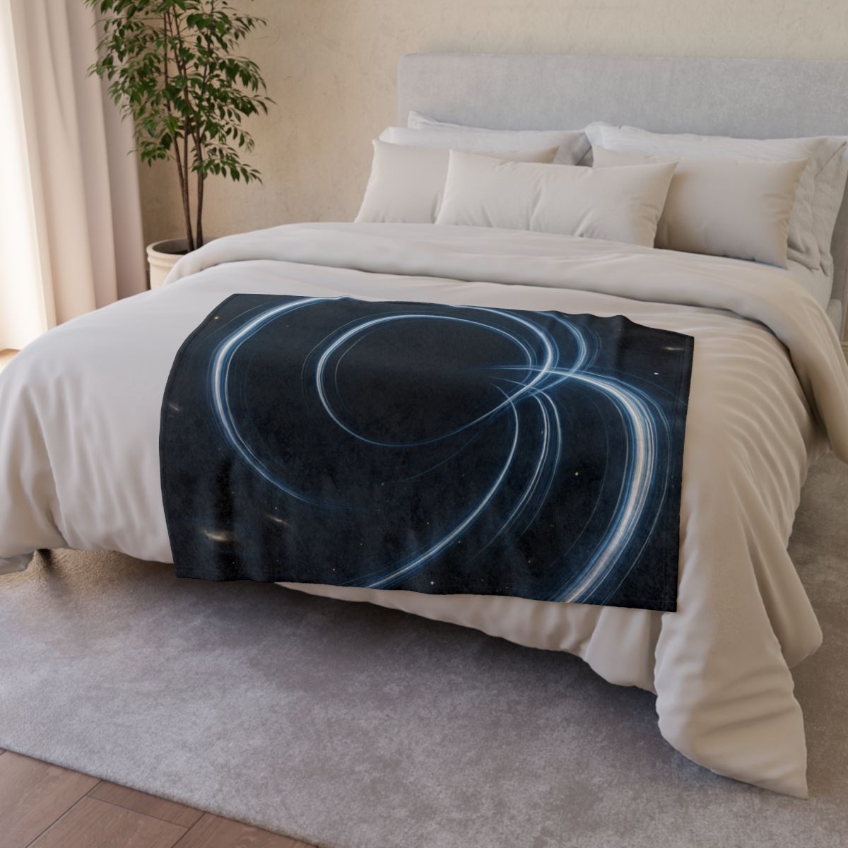 Gravitational Lensing Mirage designer printed blankets