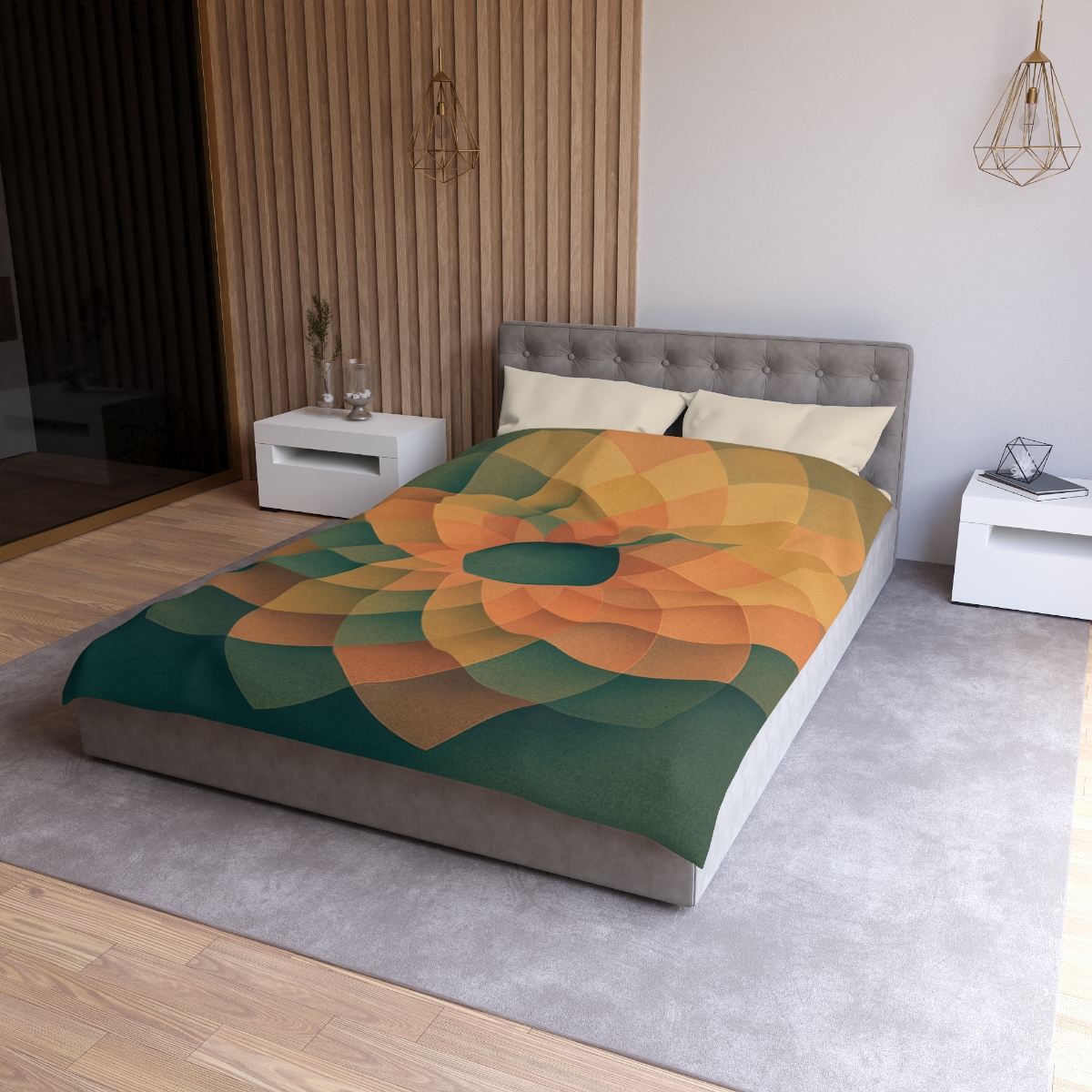 Petal Clockwork Overlay soft comforter duvets