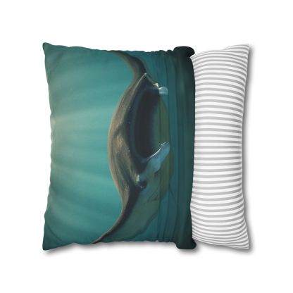 Starlit Drift Giant Manta Ray personalized pillow covers