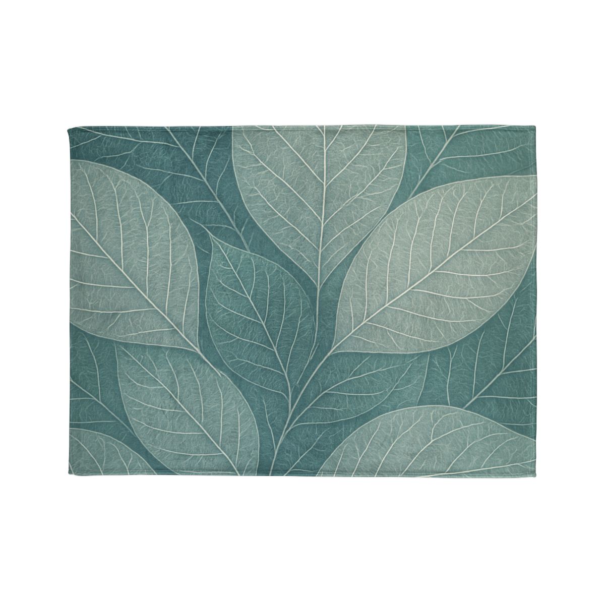 Fractal Leaf Web personalized cozy blankets