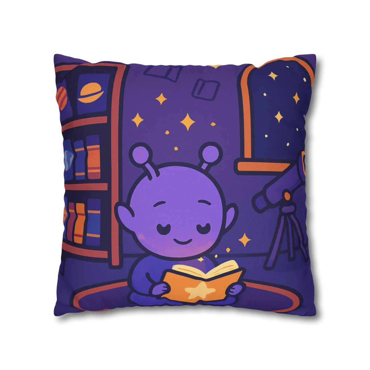 Library Of Floating Star Books personalized pillow covers