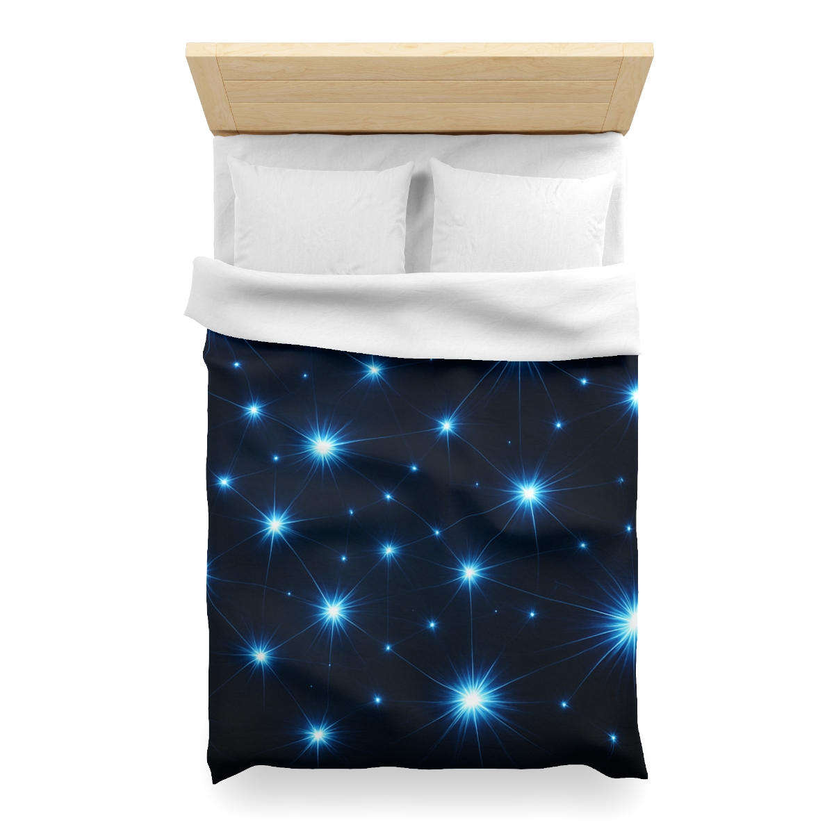Photon Burst Constellation personalized bedding duvets