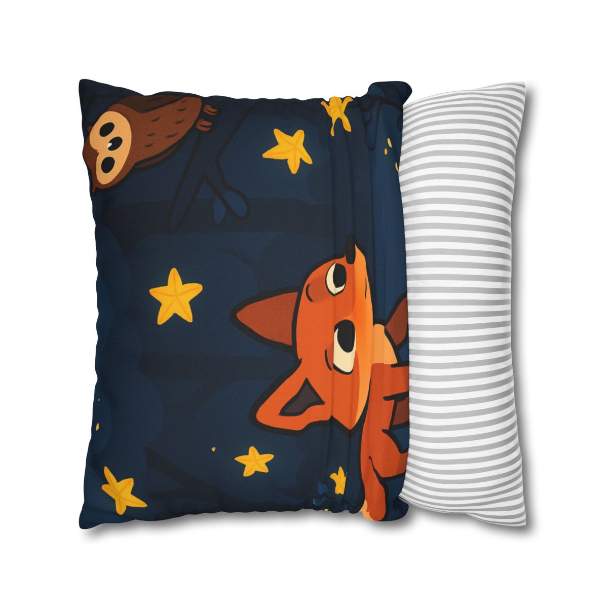 Cosmic Forest Fox personalized pillow covers