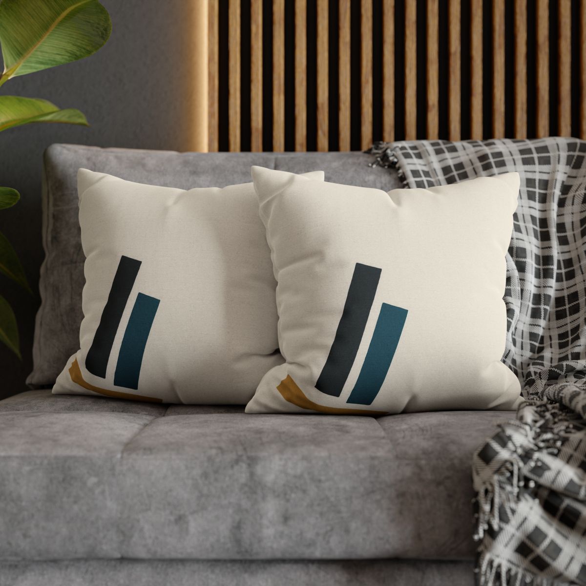 Balanced Triad Of Rectangles unique gift pillow cases
