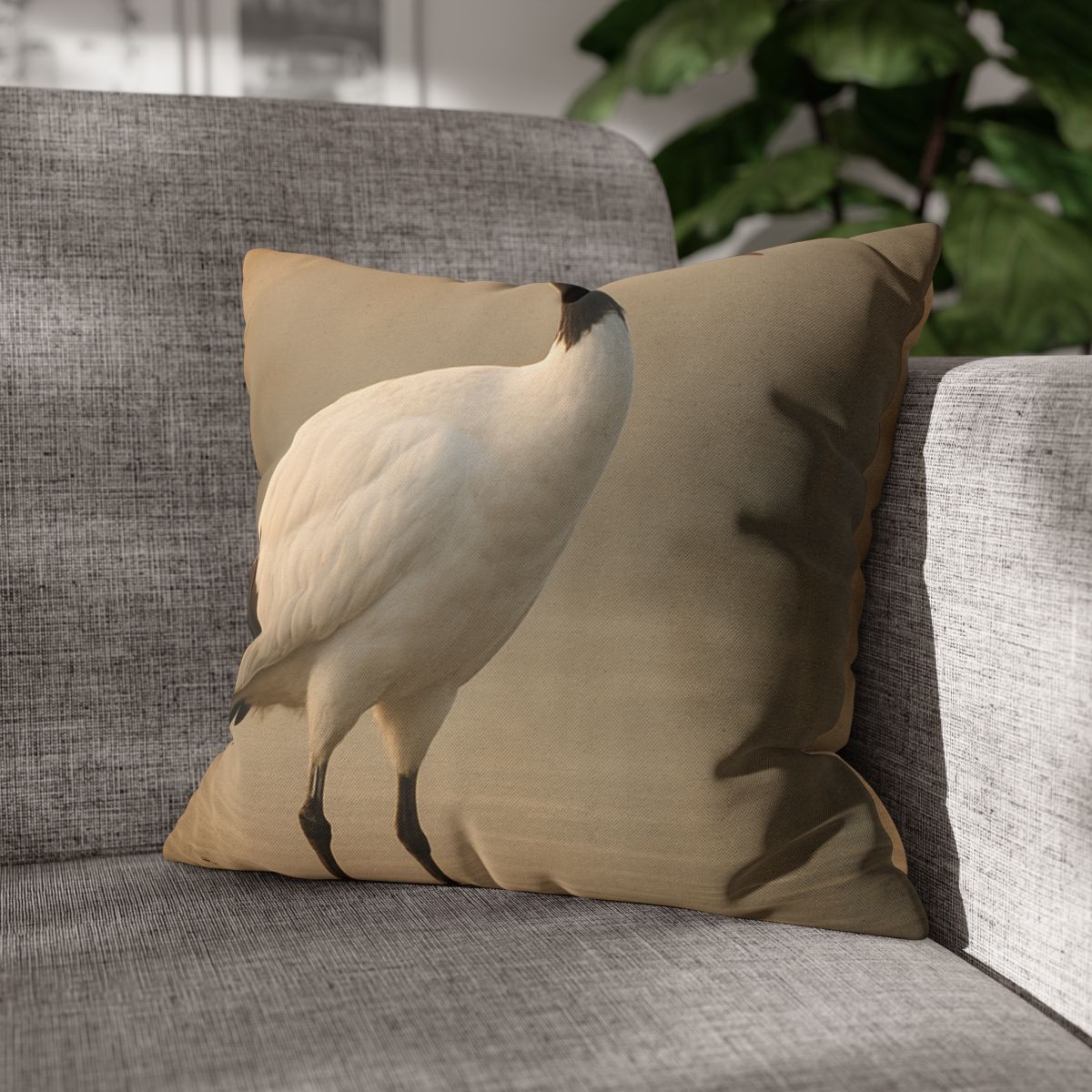 Dawn Balance Red Crowned Crane personalized pillow covers