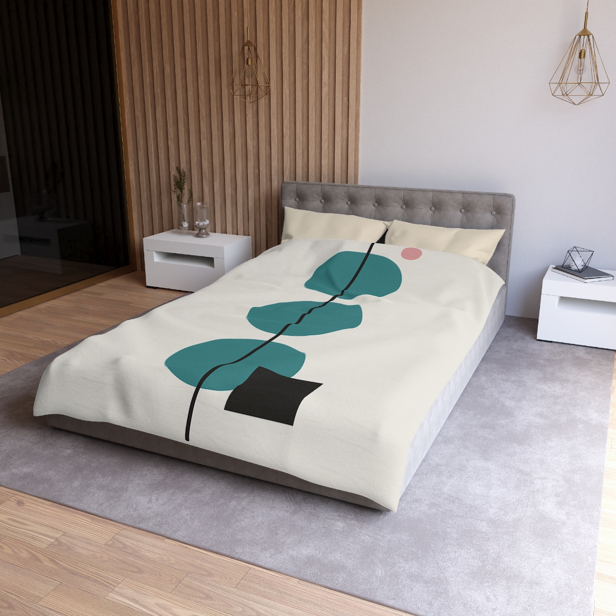 Staggered Discs With Shared Axis personalized bedding duvets