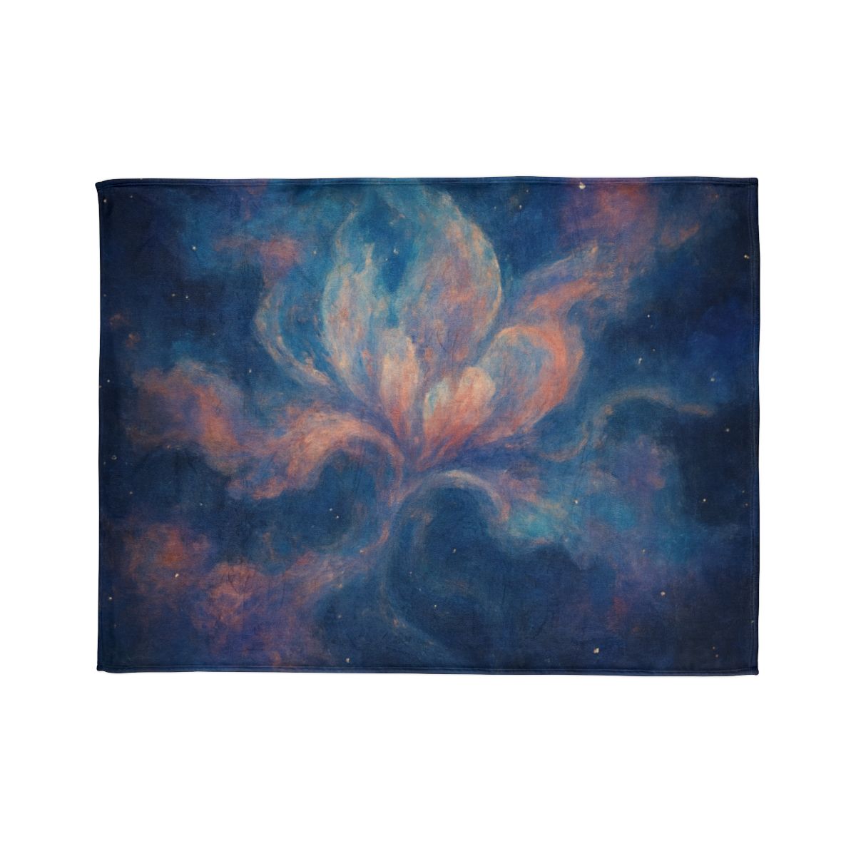 Velvet Plasma Bloom Tapestry soft fleece blankets