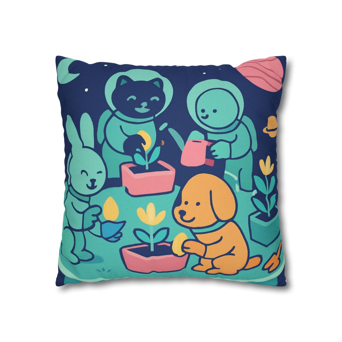 Galactic Gardeners unique gift pillow cases