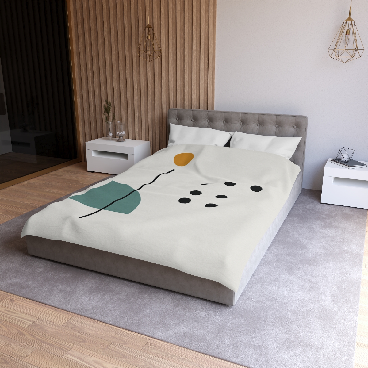 Sparse Meridian With Broken Grid trendy bedroom duvets