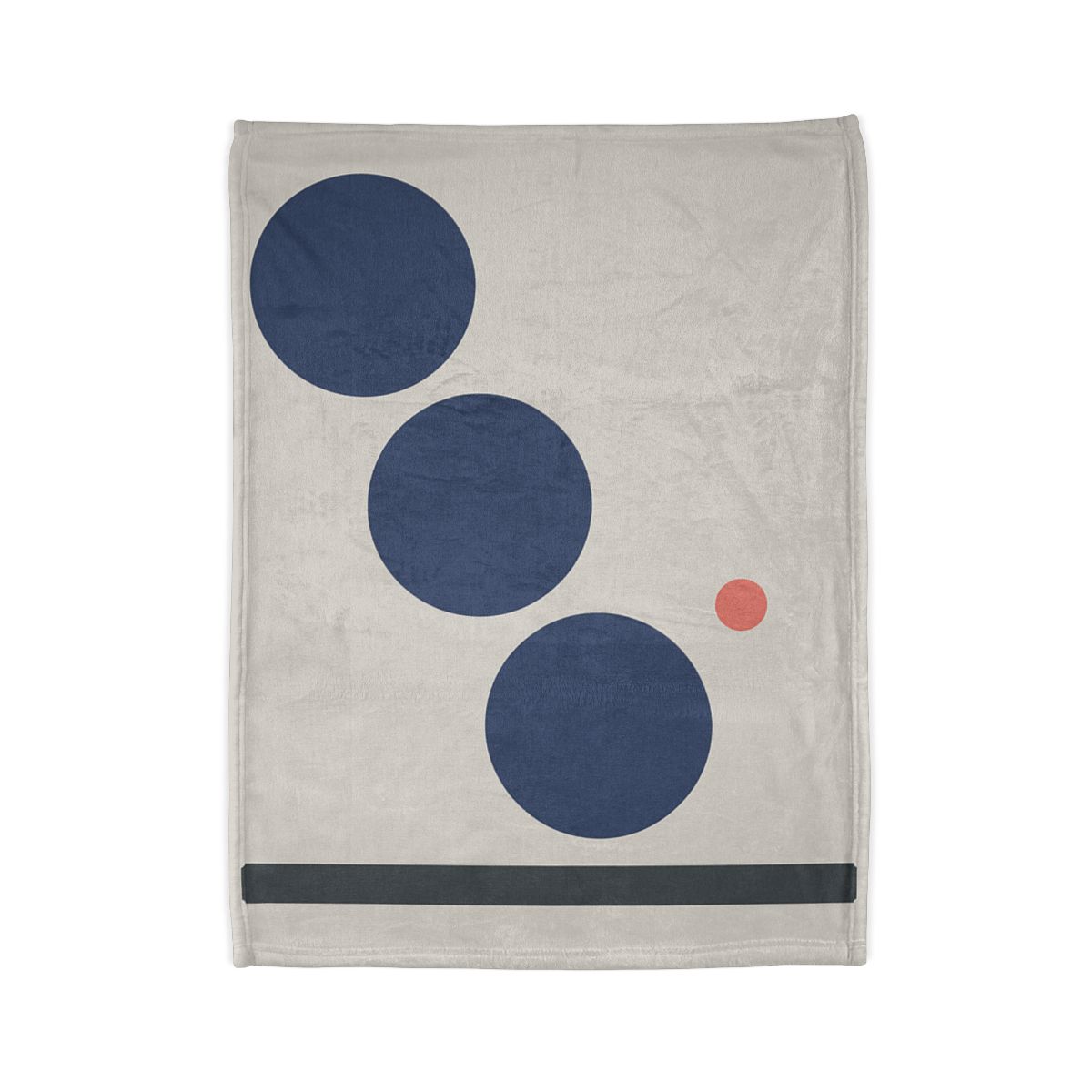 Stepped Circles And Side Bar stylish throw blankets