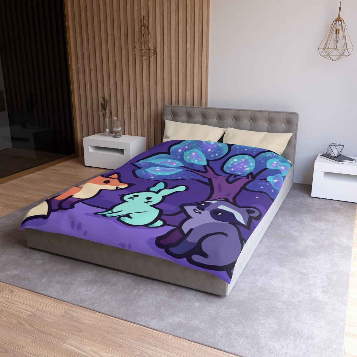 Nebula Forest Friends warm winter duvets