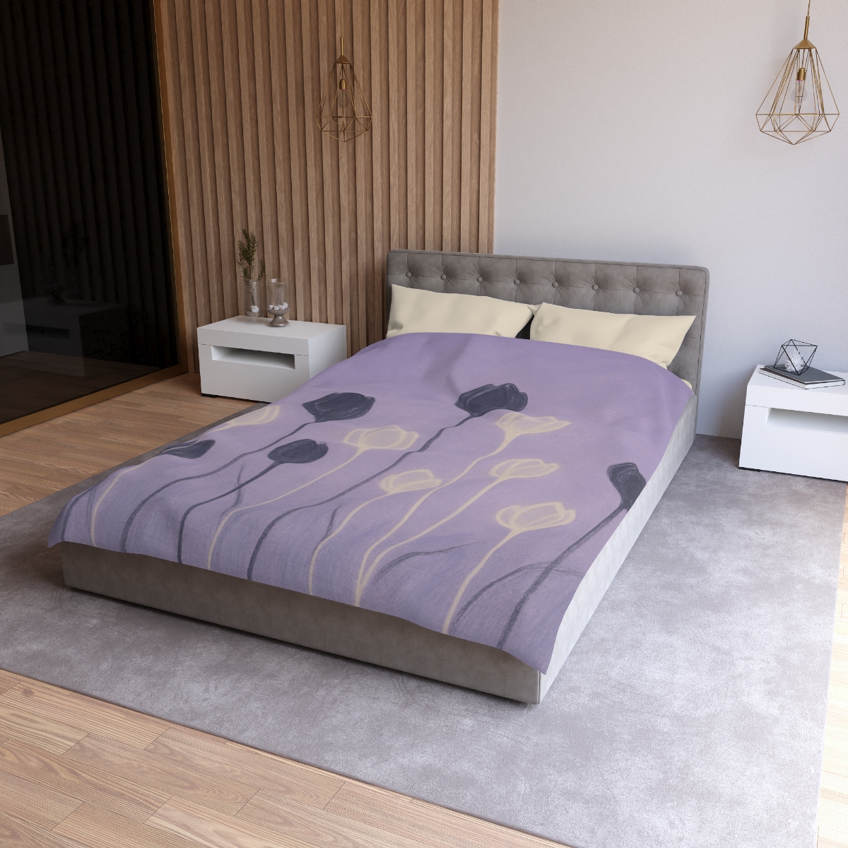 Bud Horizon Silhouette custom duvets