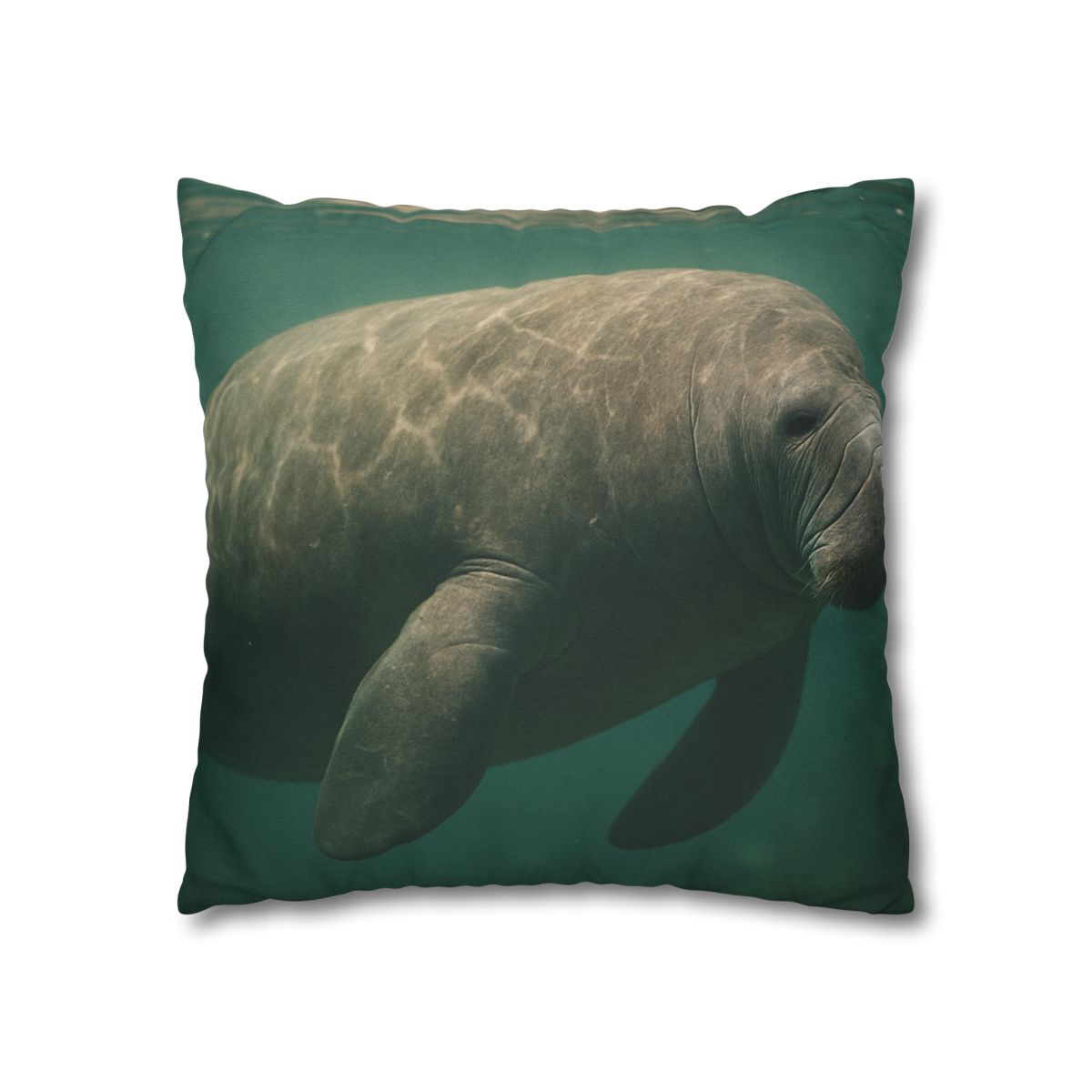 Quiet Drift West Indian Manatee custom pillow cases