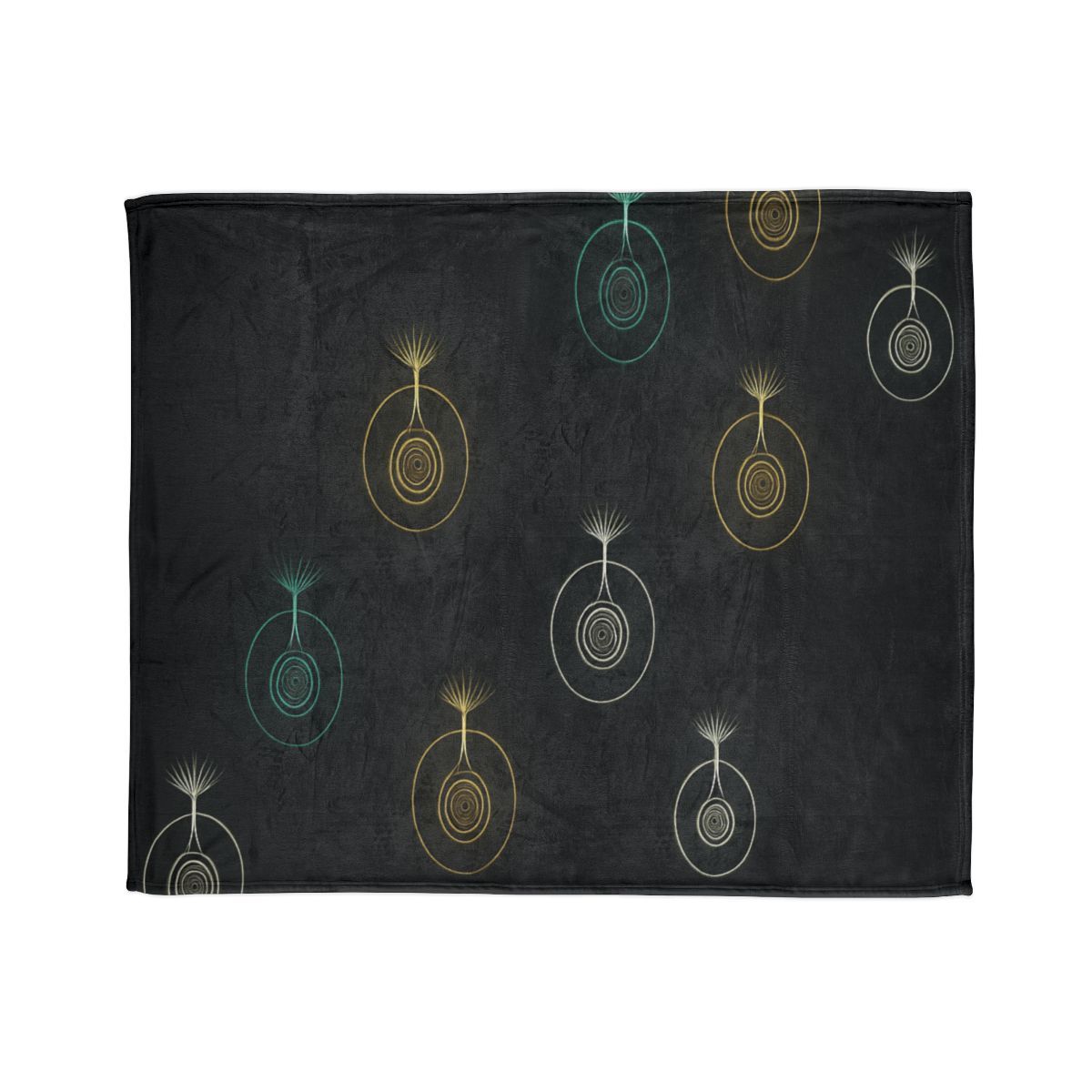 Seed Pod Halo Constellation trendy patterned blankets