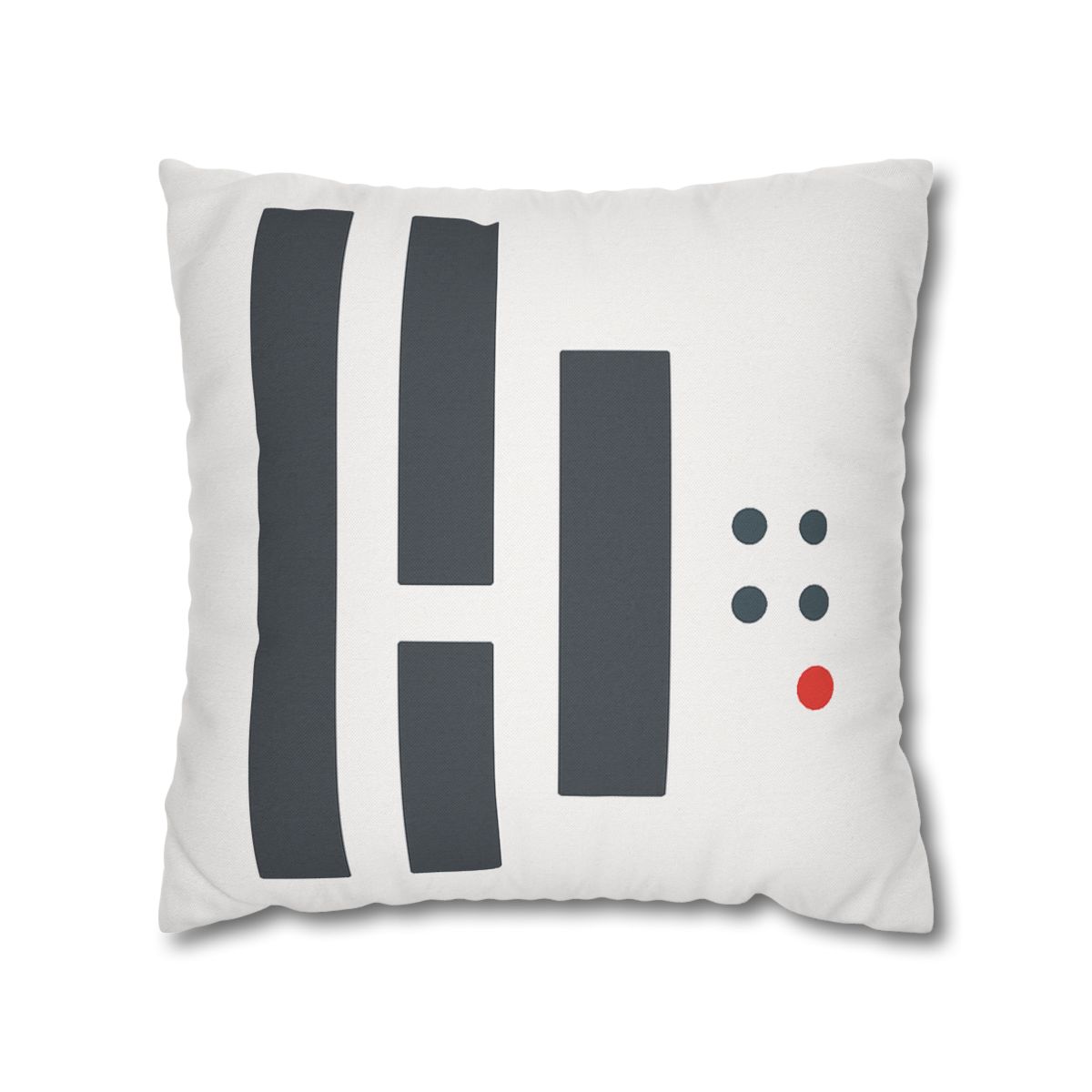 Stepped Columns With Missing Cell Grid trendy patterned pillow cases