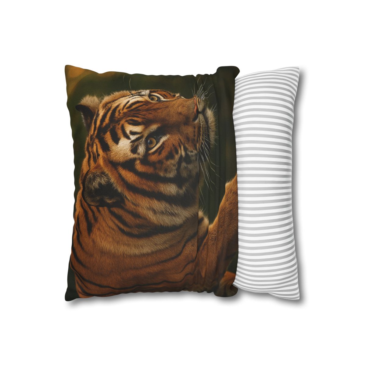 Forest Stalker Bengal Tiger custom pillow cases