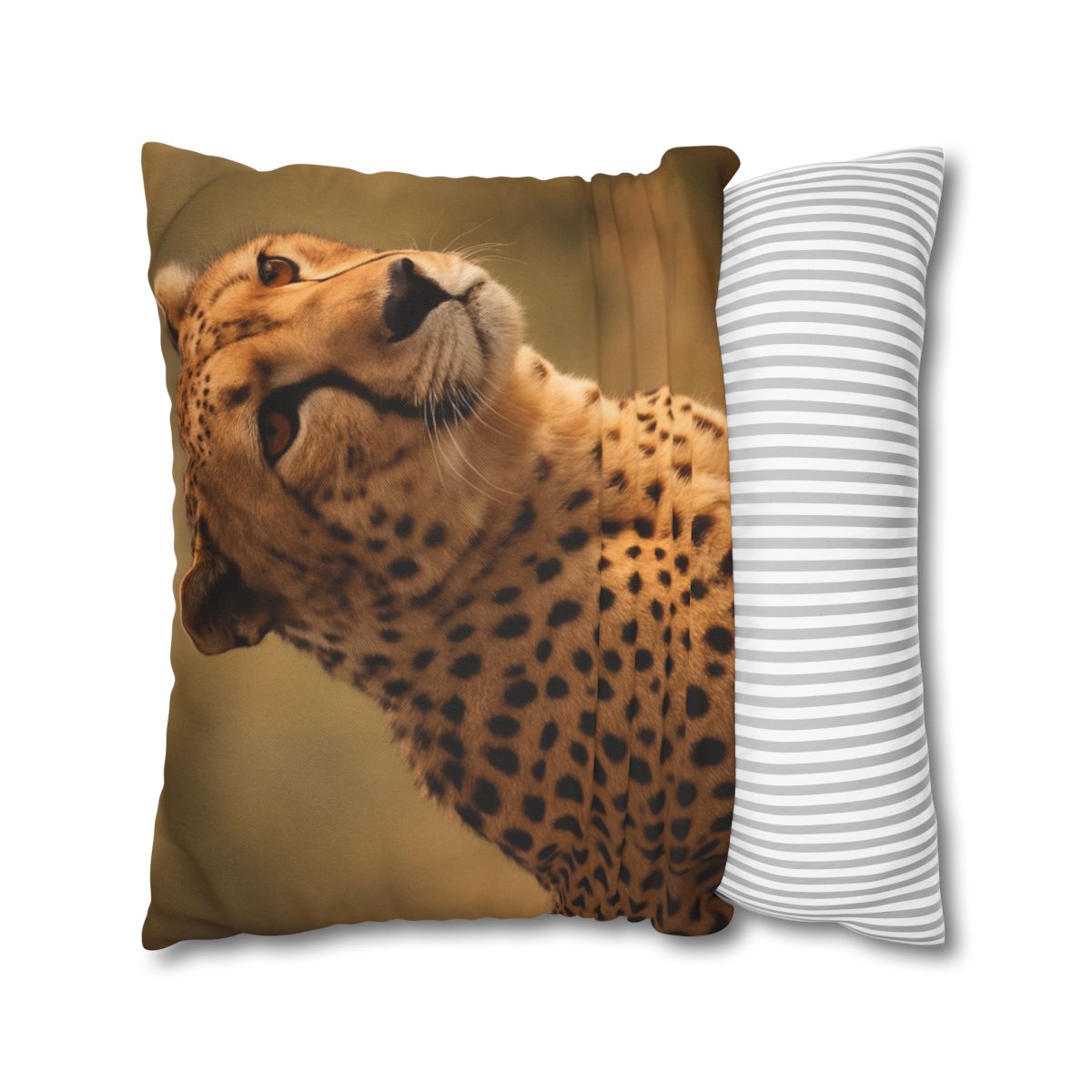 Amber Gaze Cheetah trendy patterned pillow cases