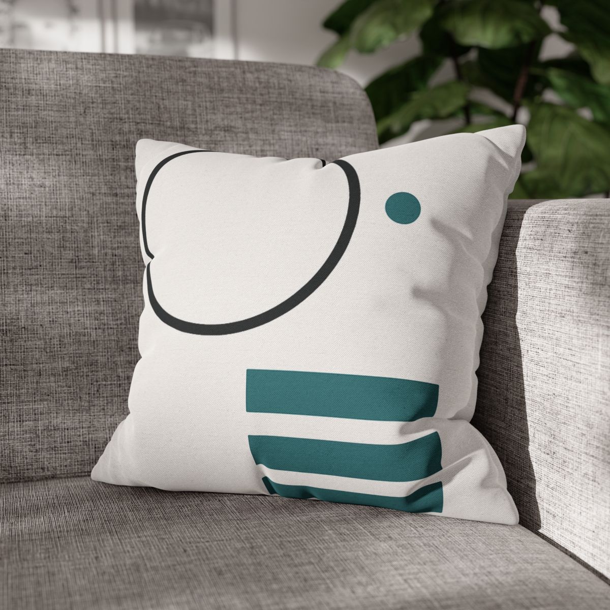 Orbiting Bars And Hollow Circle comfortable bedding pillow covers