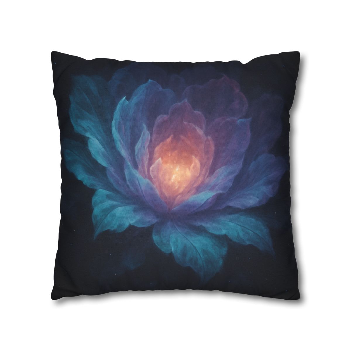 Prismatic Void Bloom comfortable bedding pillow covers