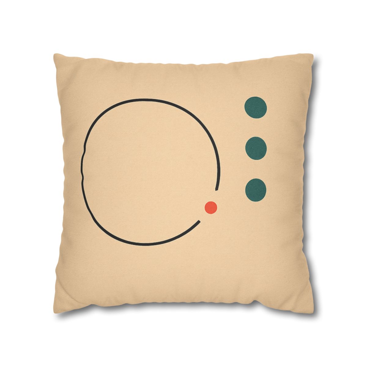 Broken Ring With Offset Triplet custom pillow cases