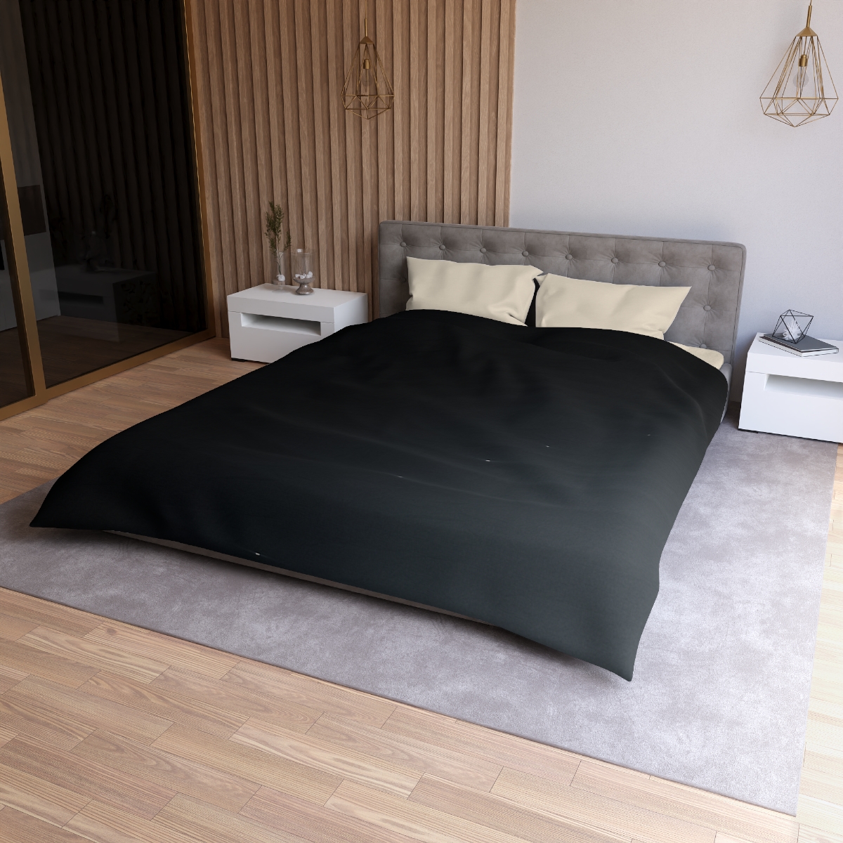 Dark Energy Ripple Continuum stylish duvet covers