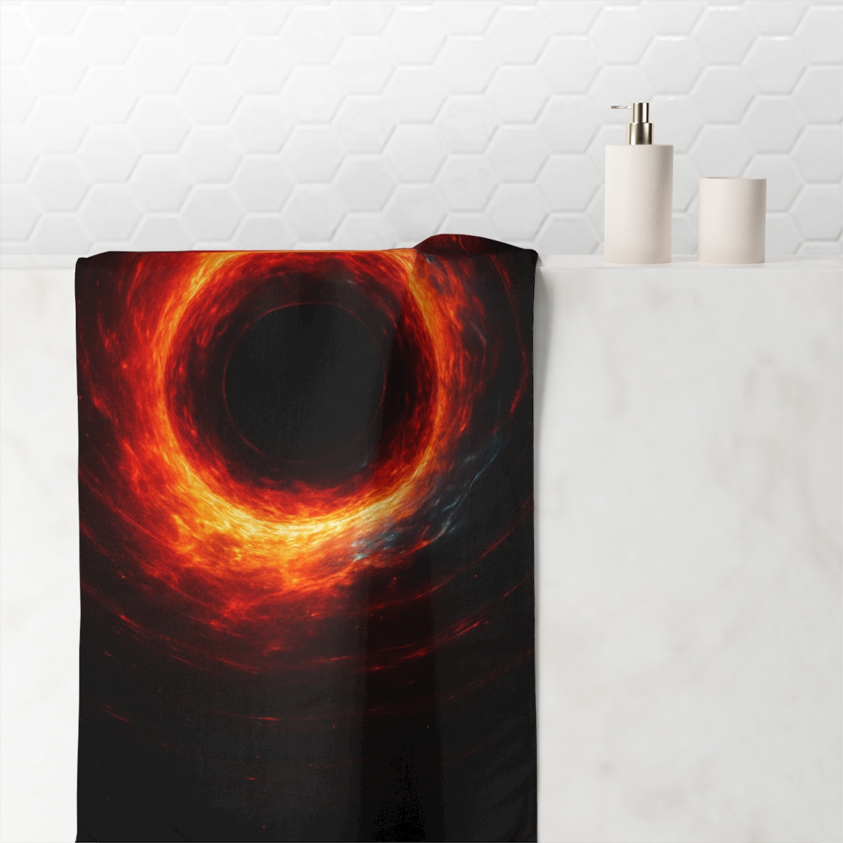 Radiant Horizon Singularity unique gift towels