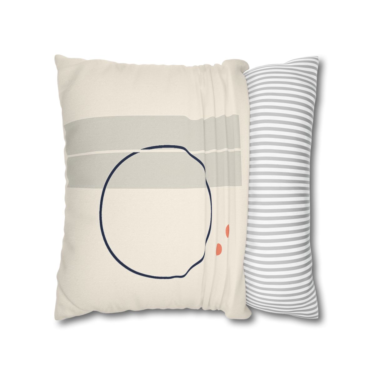 Quiet Orbit With Split Panel trendy patterned pillow cases