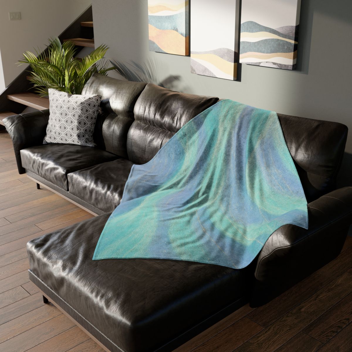 Auroral Dust Weave custom blankets