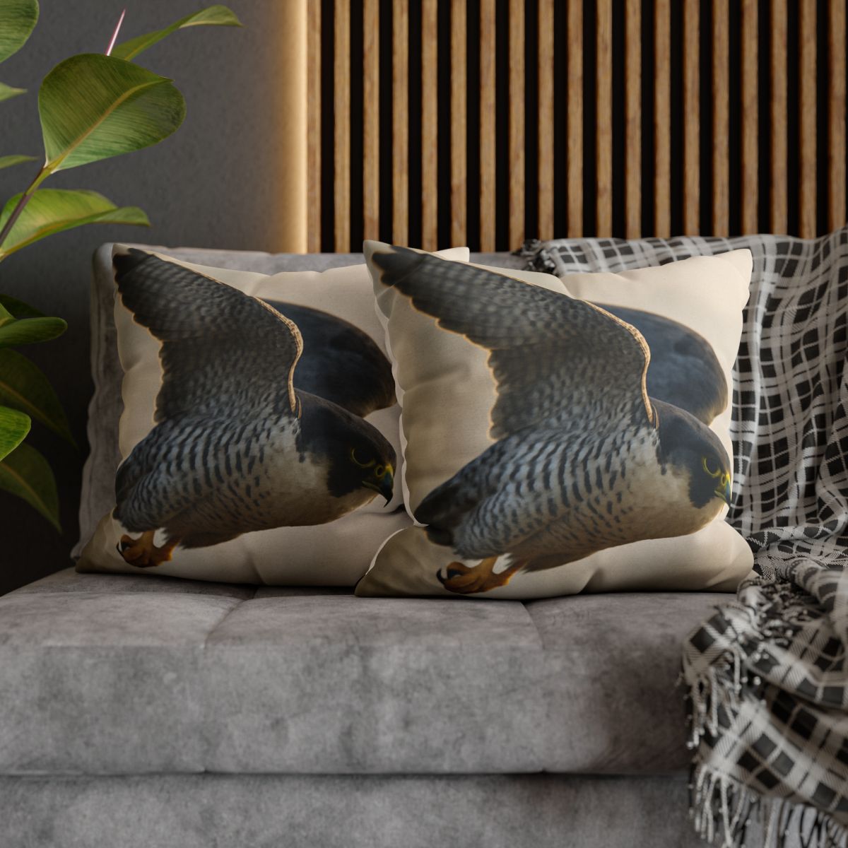 Sky Bolt Peregrine Falcon stylish decorative pillowcases