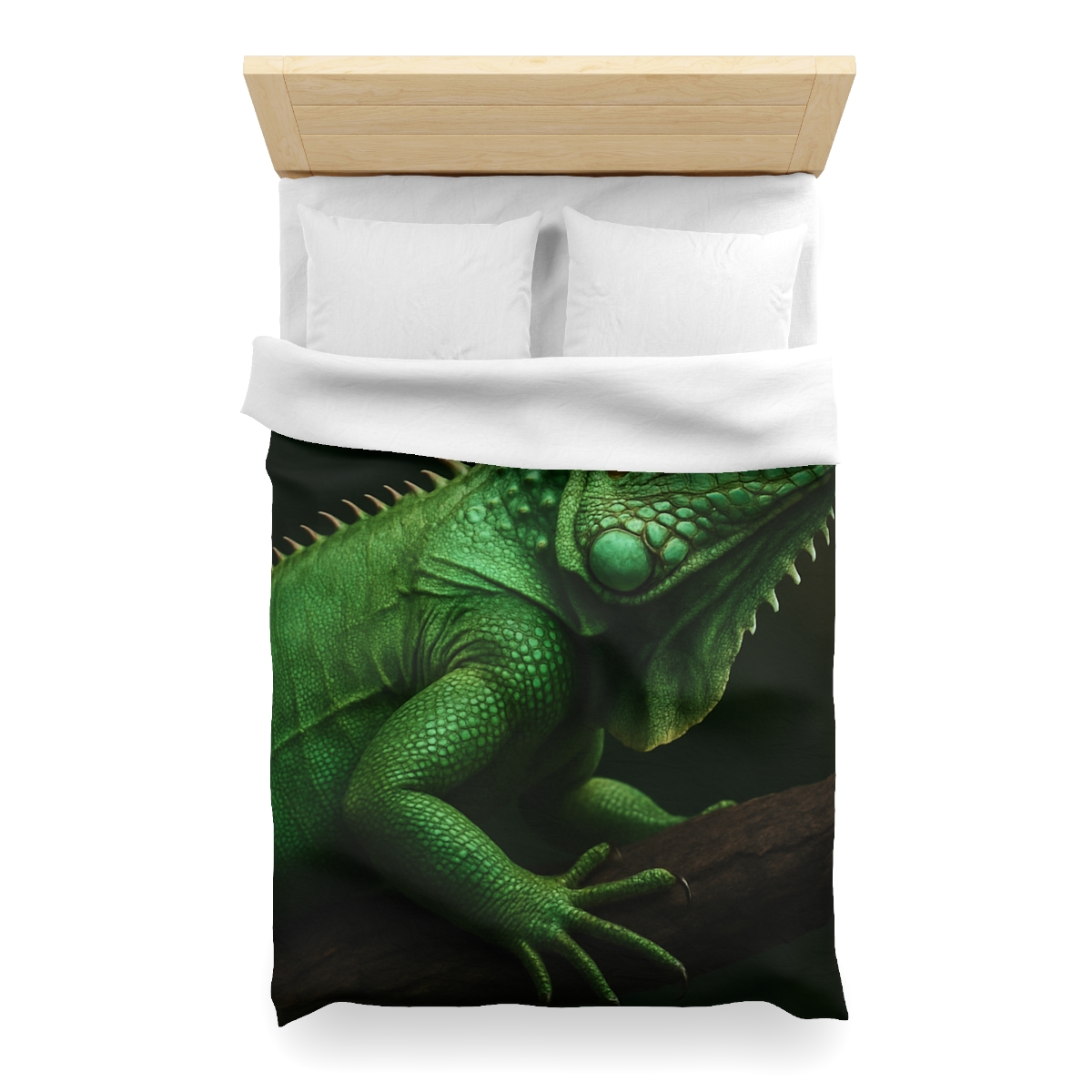Mirror Glide Green Iguana duvets for gifts