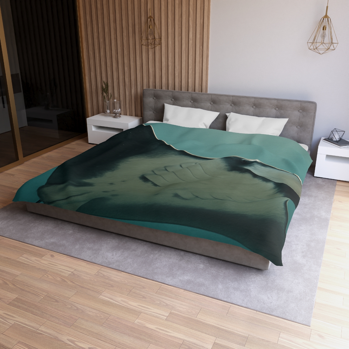Silent Glide Giant Manta Ray custom duvets