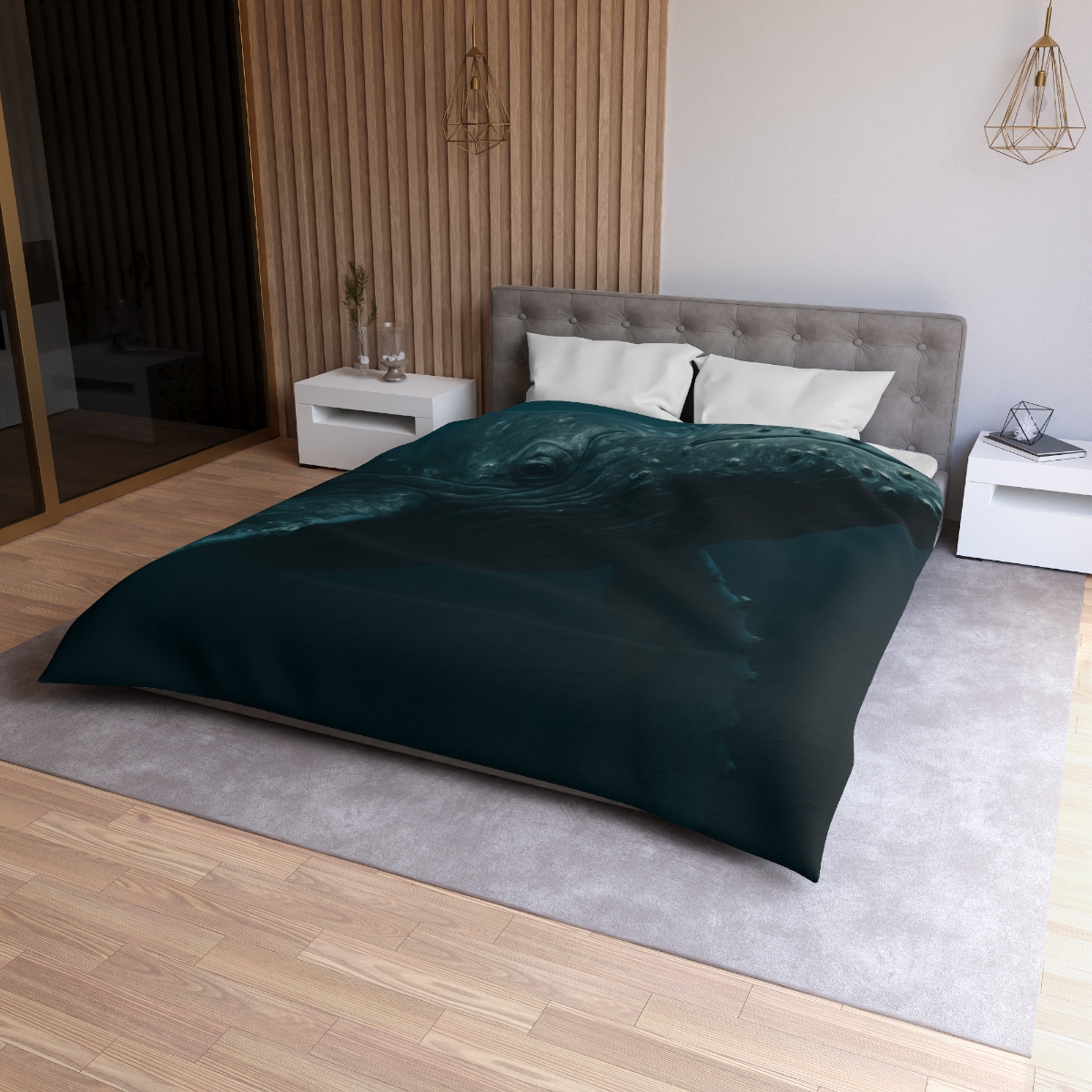Deep Current Humpback Whale trendy bedroom duvets