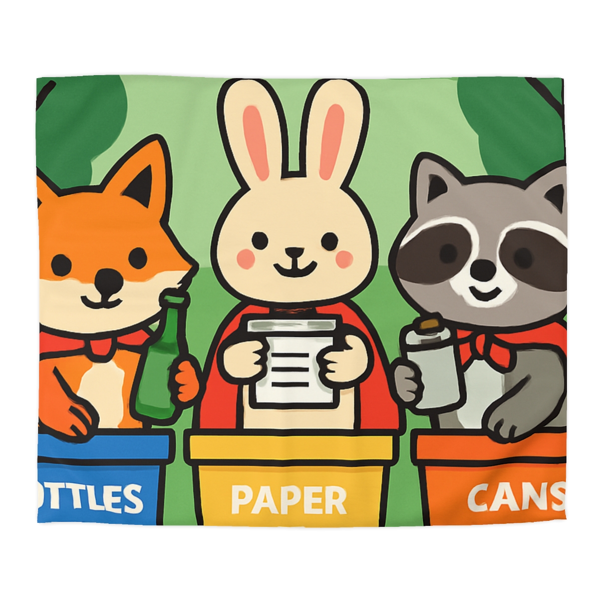 Forest Recycle Rangers unique patterned duvets